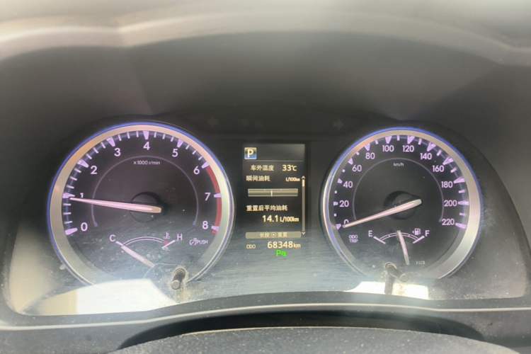 Used Toyota Highlander 2018 2.0T Four-Wheel Drive Luxury Version 7 Seats China VI Standard Instrument Cluster