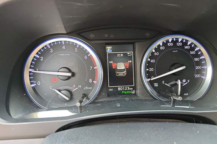 Used Toyota Highlander 2018 2.0T Four-Wheel Drive Supreme Edition 7-Seater China VI Instrument Cluster
