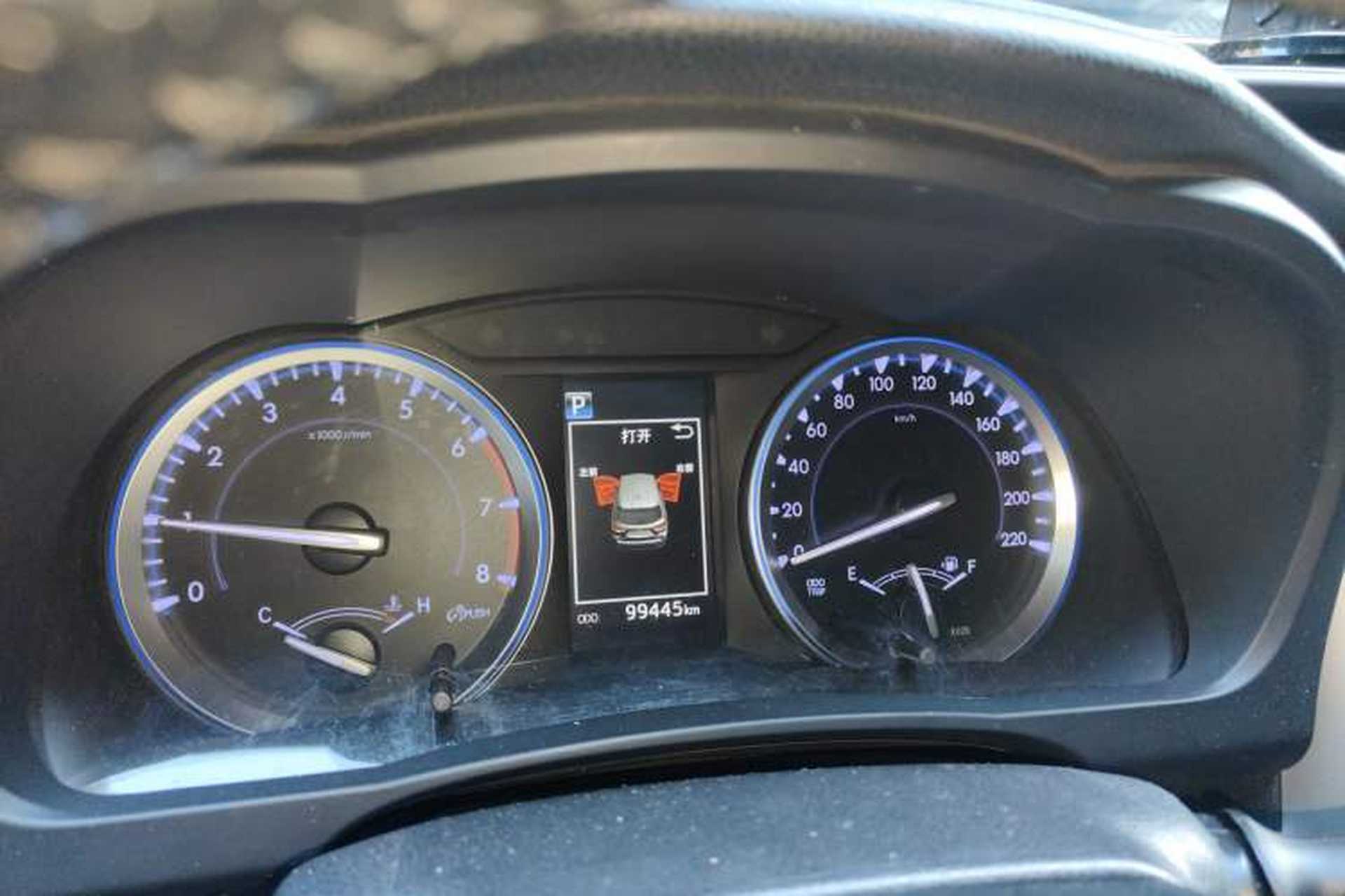 Used Toyota Highlander 2018 2.0T Four-Wheel Drive Prestige Version 7 Seats China VI Standard Instrument Cluster