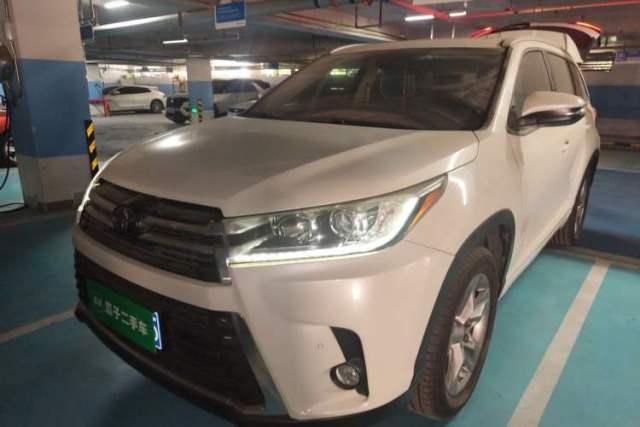 Used Toyota Highlander 2018 2.0T Four-Wheel Drive Prestige Version 7 Seats China V Emission Standard