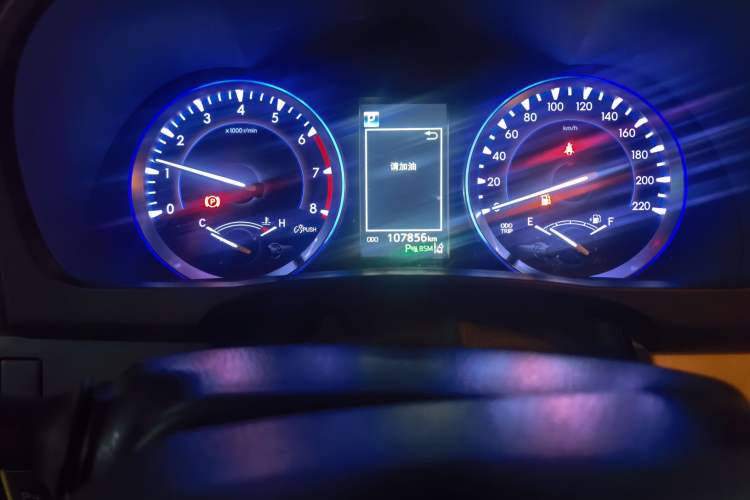 Used Toyota Highlander 2018 2.0T Four-Wheel Drive Supreme Edition 7-Seater China VI Odometer Close Up
