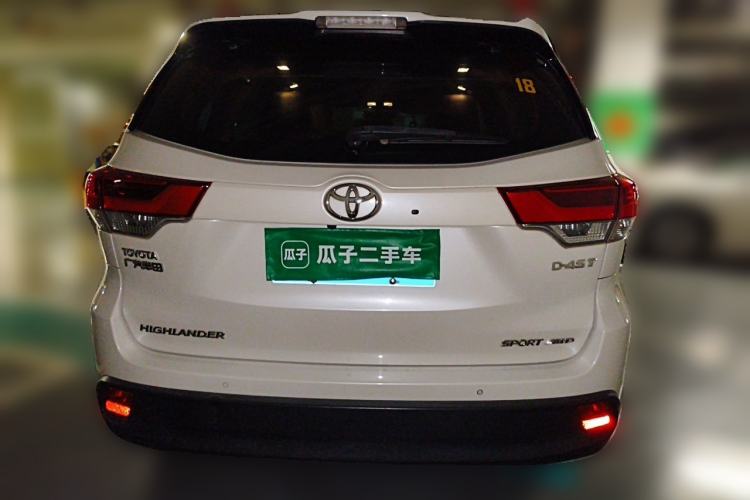 Used Toyota Highlander 2018 2.0T Four-Wheel Drive Prestige Version 7 Seats China V Emission Standard Rear