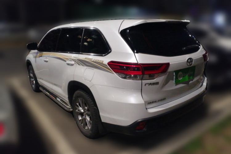 Used Toyota Highlander 2018 2.0T Four-Wheel Drive Elite Edition 7 Seats China VI Standard Rear Left 45 Deg