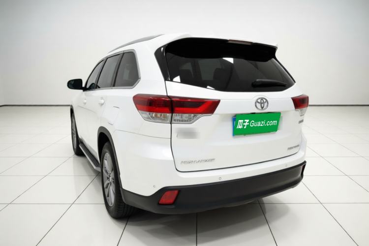 Used Toyota Highlander 2018 2.0T Four-Wheel Drive Luxury Edition 7 Seats China V Emission Standard Rear Left 45 Deg