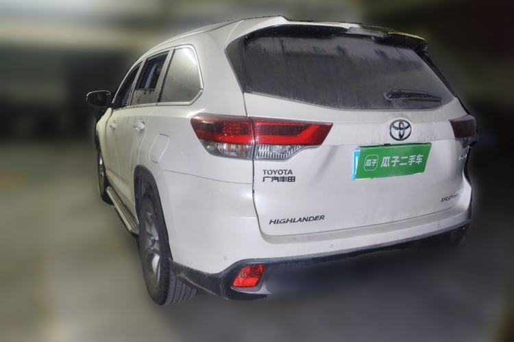 Used Toyota Highlander 2018 2.0T Four-Wheel Drive Luxury Edition 7 Seats China V Emission Standard Rear Left 45 Deg