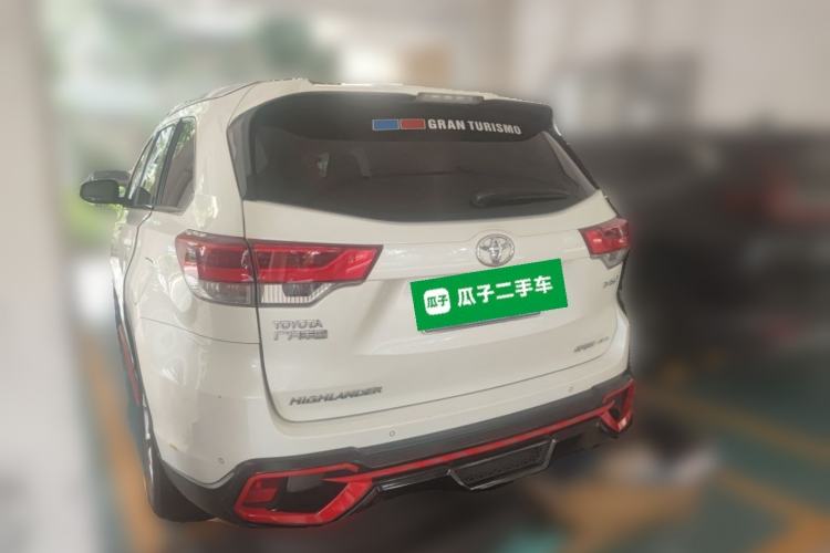 Used Toyota Highlander 2018 2.0T Four-Wheel Drive Luxury Edition 7 Seats China V Emission Standard Rear Left 45 Deg