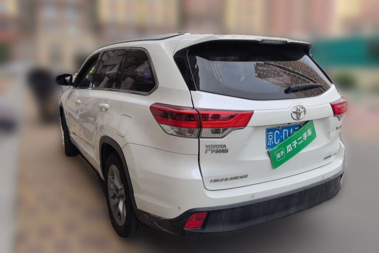 Used Toyota Highlander 2018 2.0T Four-Wheel Drive Luxury Edition 7 Seats China V Emission Standard Rear Left 45 Deg