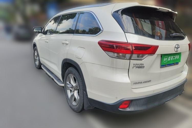 Used Toyota Highlander 2018 2.0T Four-Wheel Drive Luxury Edition 7 Seats China V Emission Standard Rear Left 45 Deg