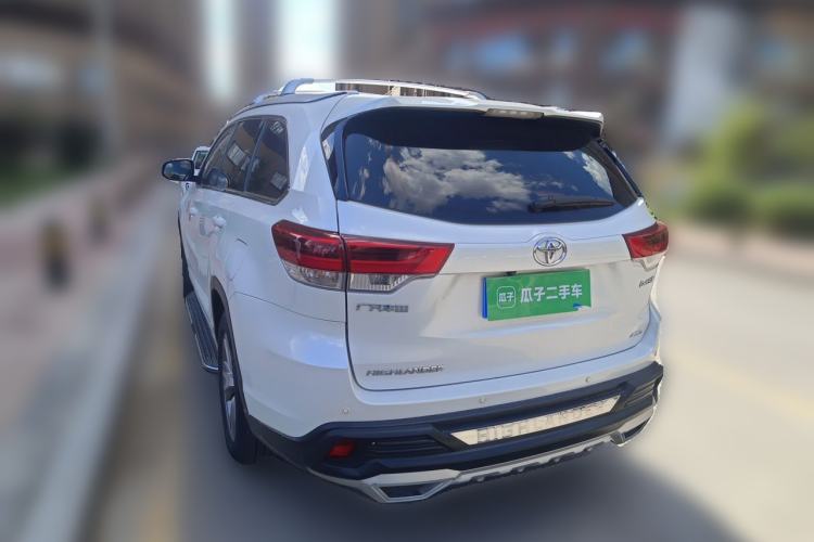 Used Toyota Highlander 2018 2.0T Four-Wheel Drive Elite Edition 7 Seats China VI Standard Rear Left 45 Deg