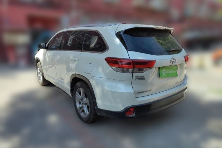 Used Toyota Highlander 2018 2.0T Four-Wheel Drive Luxury Edition 7 Seats China V Emission Standard Rear Left 45 Deg
