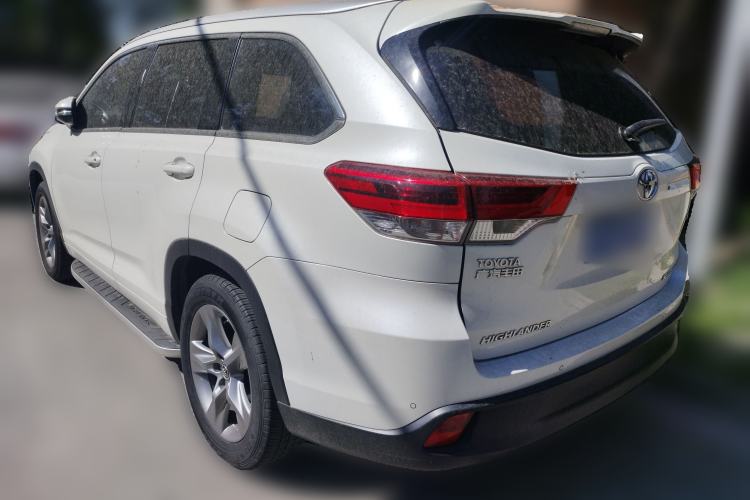 Used Toyota Highlander 2018 2.0T Four-Wheel Drive Prestige Version 7 Seats China V Emission Standard Rear Left 45 Deg