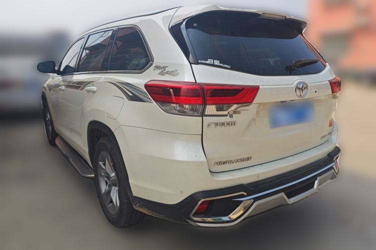 Used Toyota Highlander 2018 2.0T Four-Wheel Drive Prestige Version 7 Seats China VI Standard Rear Left 45 Deg