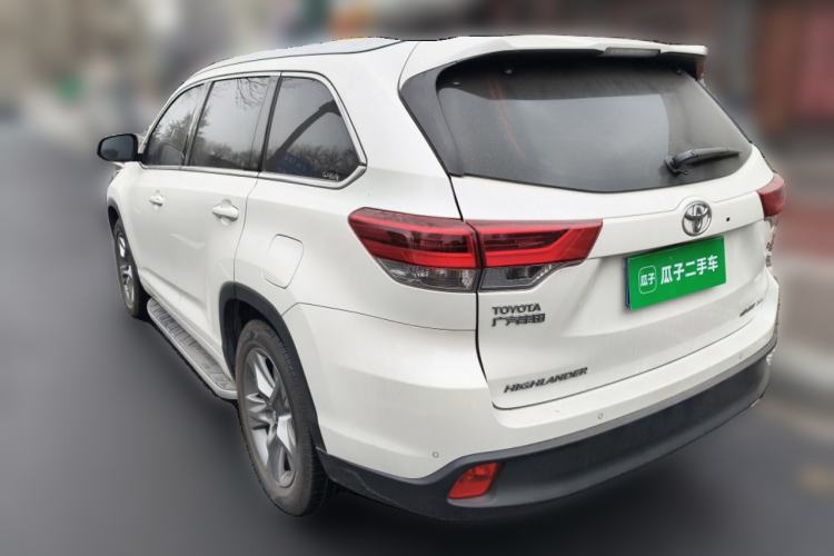 Used Toyota Highlander 2018 2.0T Four-Wheel Drive Prestige Version 7 Seats China V Emission Standard Rear Left 45 Deg