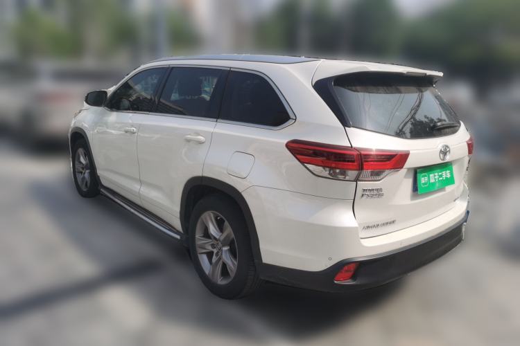 Used Toyota Highlander 2018 2.0T Four-Wheel Drive Luxury Edition 7 Seats China V Emission Standard Rear Left 45 Deg