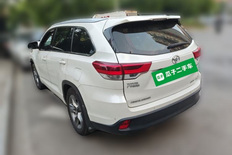 Used Toyota Highlander 2018 2.0T Four-Wheel Drive Luxury Edition 7 Seats China V Emission Standard Rear Left 45 Deg