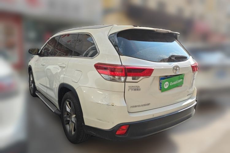 Used Toyota Highlander 2018 2.0T Four-Wheel Drive Luxury Edition 7 Seats China V Emission Standard Rear Left 45 Deg