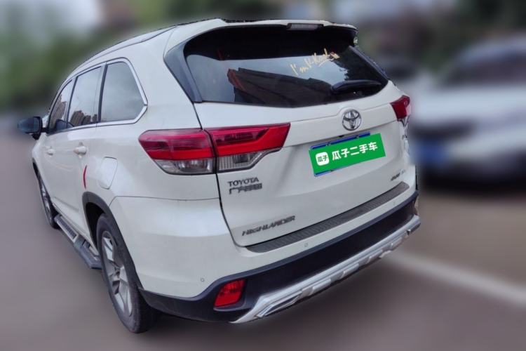 Used Toyota Highlander 2018 2.0T Four-Wheel Drive Luxury Edition 7 Seats China V Emission Standard Rear Left 45 Deg