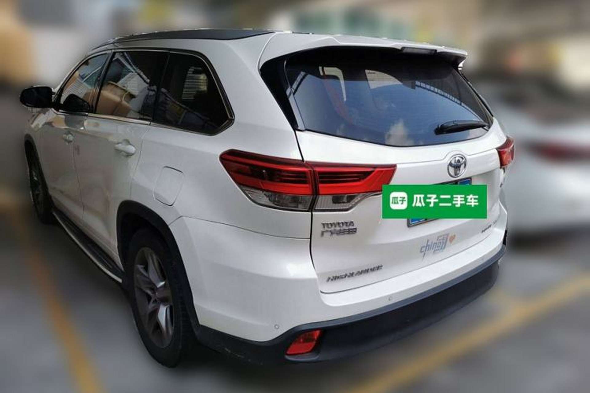 Used Toyota Highlander 2018 2.0T Four-Wheel Drive Luxury Edition 7 Seats China V Emission Standard Rear Left 45 Deg