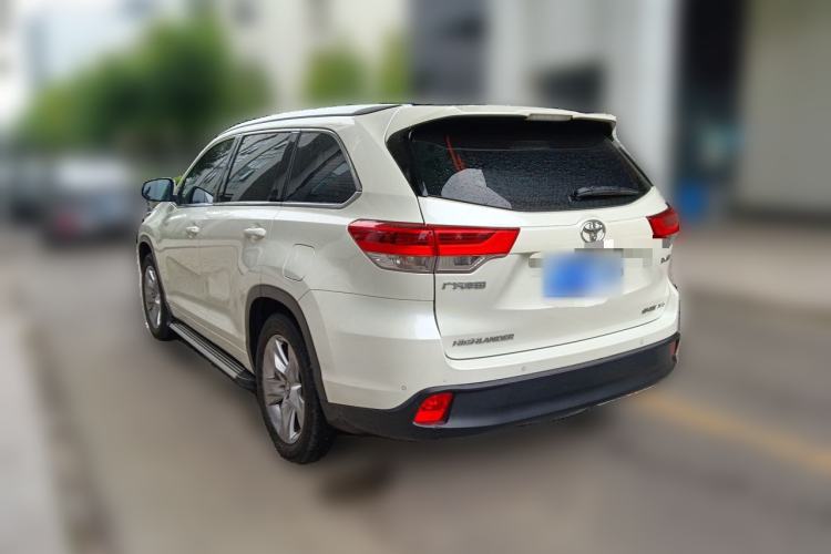Used Toyota Highlander 2018 2.0T Four-Wheel Drive Luxury Version 7 Seats China VI Standard Rear Left 45 Deg
