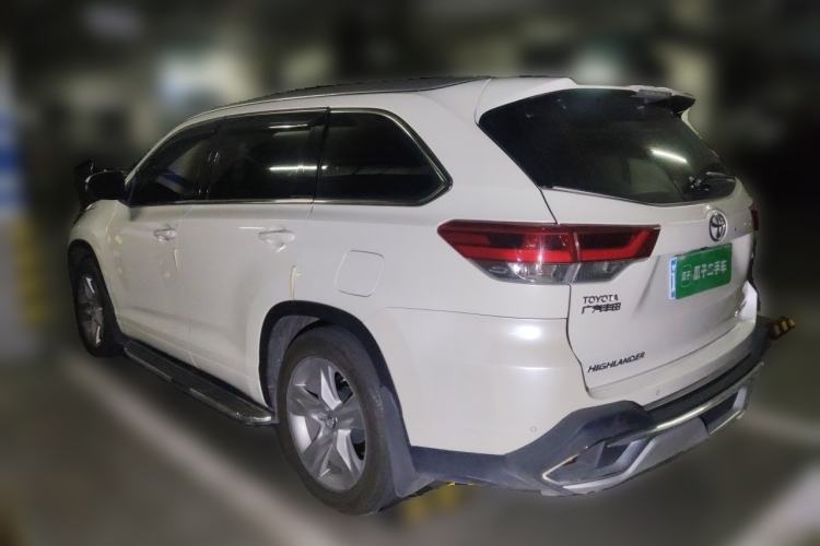 Used Toyota Highlander 2018 2.0T Four-Wheel Drive Prestige Version 7 Seats China V Emission Standard Rear Left 45 Deg