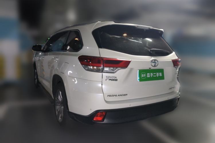 Used Toyota Highlander 2018 2.0T Four-Wheel Drive Luxury Edition 7 Seats China V Emission Standard Rear Left 45 Deg