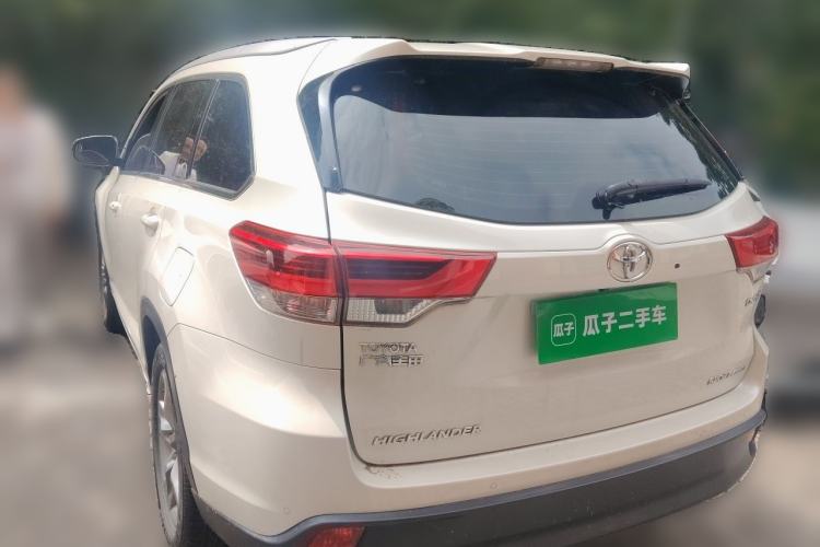 Used Toyota Highlander 2018 2.0T Four-Wheel Drive Prestige Version 7 Seats China V Emission Standard Rear Left 45 Deg