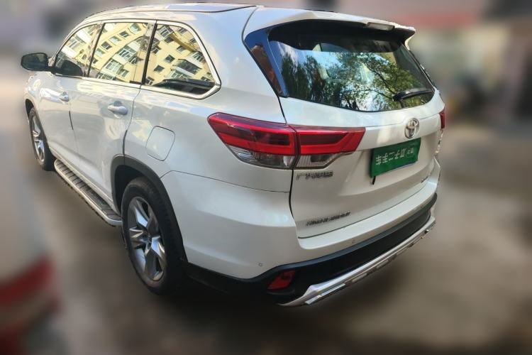Used Toyota Highlander 2018 2.0T Four-Wheel Drive Luxury Version 7 Seats China VI Standard Rear Left 45 Deg