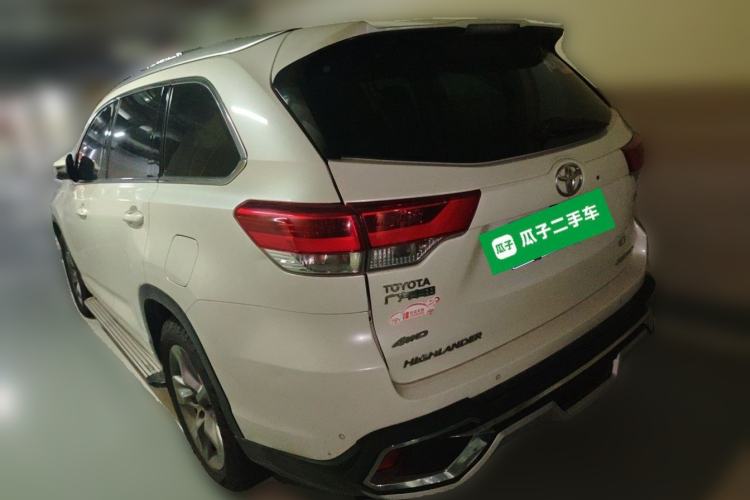 Used Toyota Highlander 2018 2.0T Four-Wheel Drive Prestige Version 7 Seats China V Emission Standard Rear Left 45 Deg