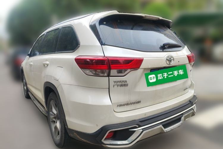 Used Toyota Highlander 2018 2.0T Four-Wheel Drive Prestige Version 7 Seats China V Emission Standard Rear Left 45 Deg