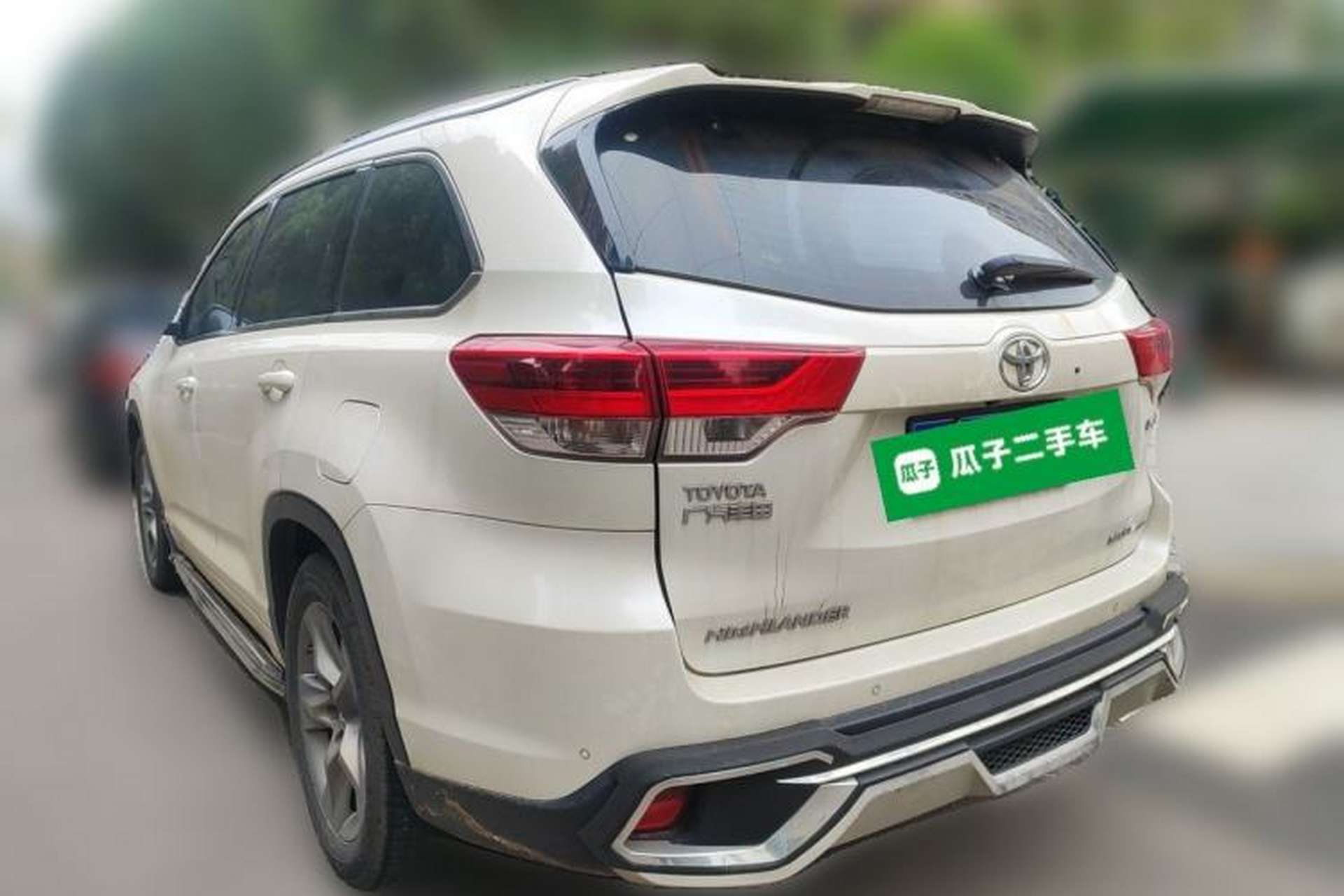 Used Toyota Highlander 2018 2.0T Four-Wheel Drive Prestige Version 7 Seats China V Emission Standard Rear Left 45 Deg