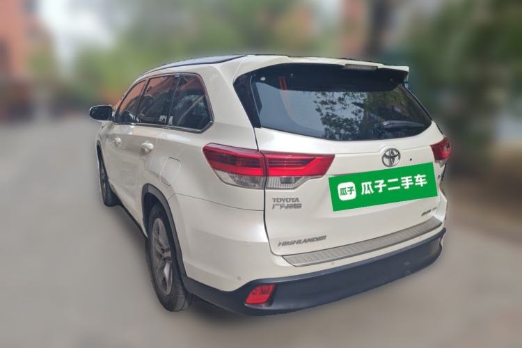 Used Toyota Highlander 2018 2.0T Four-Wheel Drive Prestige Version 7 Seats China V Emission Standard Rear Left 45 Deg