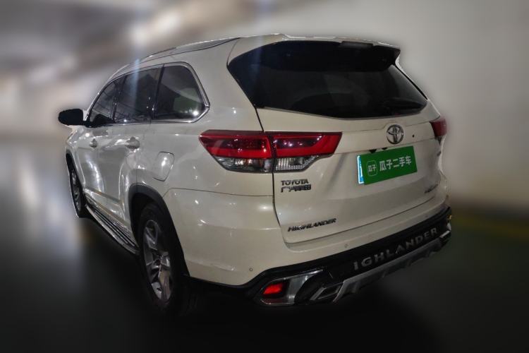 Used Toyota Highlander 2018 2.0T Four-Wheel Drive Prestige Version 7 Seats China V Emission Standard Rear Left 45 Deg