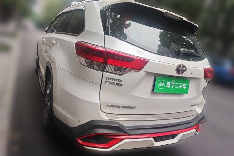 Used Toyota Highlander 2018 2.0T Four-Wheel Drive Prestige Version 7 Seats China VI Standard Rear Left 45 Deg
