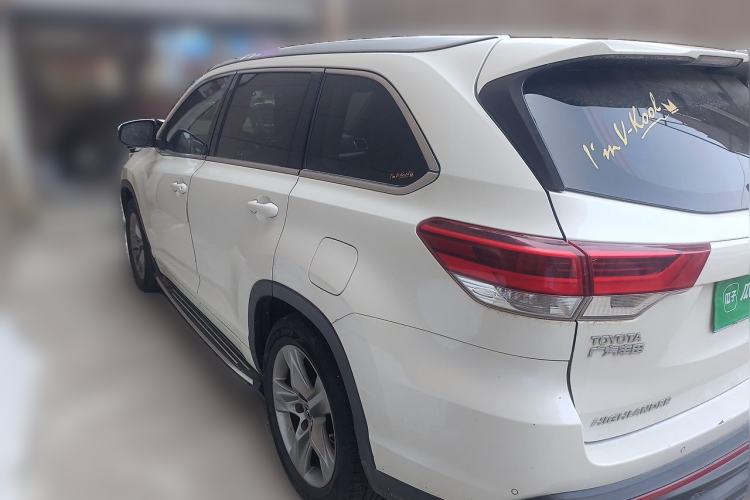 Used Toyota Highlander 2018 2.0T Four-Wheel Drive Luxury Edition 7 Seats China V Emission Standard Rear Left 45 Deg