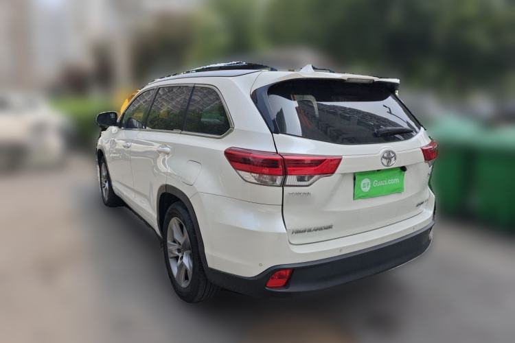 Used Toyota Highlander 2018 2.0T Four-Wheel Drive Luxury Edition 7 Seats China V Emission Standard Rear Left 45 Deg