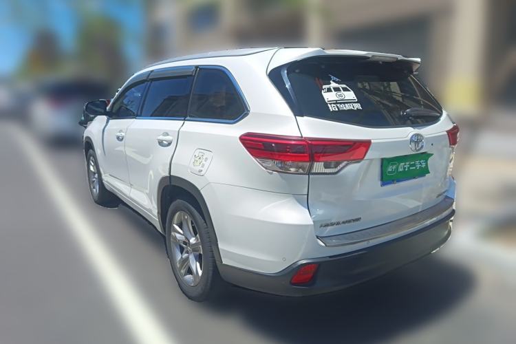 Used Toyota Highlander 2018 2.0T Four-Wheel Drive Prestige Version 7 Seats China VI Standard Rear Left 45 Deg
