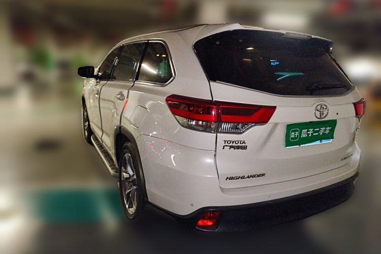 Used Toyota Highlander 2018 2.0T Four-Wheel Drive Prestige Version 7 Seats China V Emission Standard Rear Left 45 Deg