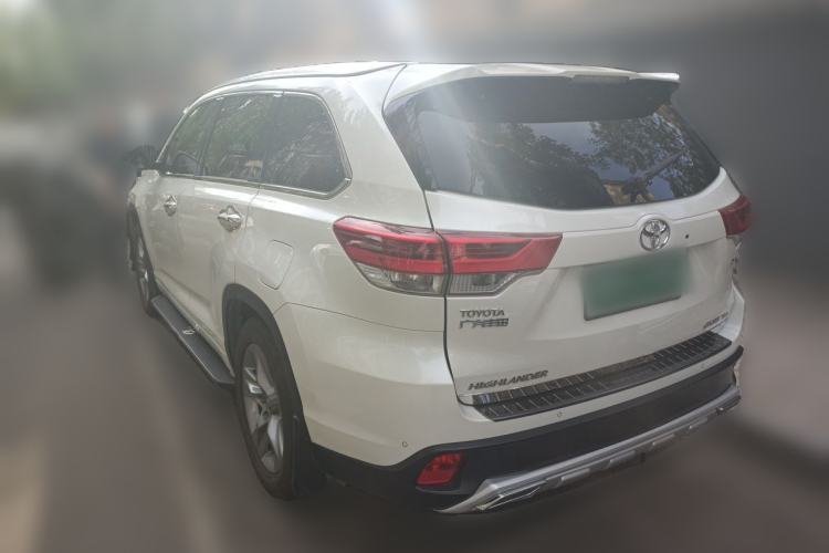 Used Toyota Highlander 2018 2.0T Four-Wheel Drive Prestige Version 7 Seats China V Emission Standard Rear Left 45 Deg