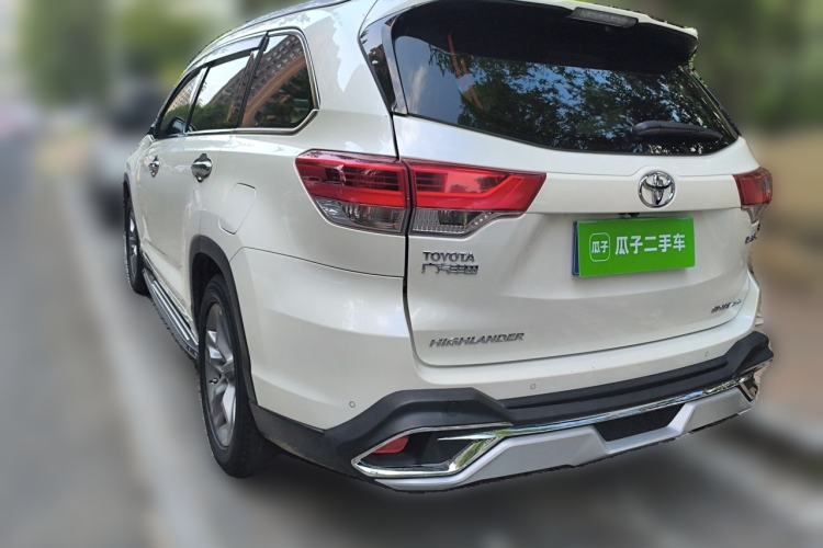 Used Toyota Highlander 2018 2.0T Four-Wheel Drive Luxury Edition 7 Seats China V Emission Standard Rear Left 45 Deg