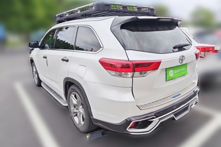 Used Toyota Highlander 2018 2.0T Four-Wheel Drive Luxury Version 7 Seats China VI Standard Rear Left 45 Deg