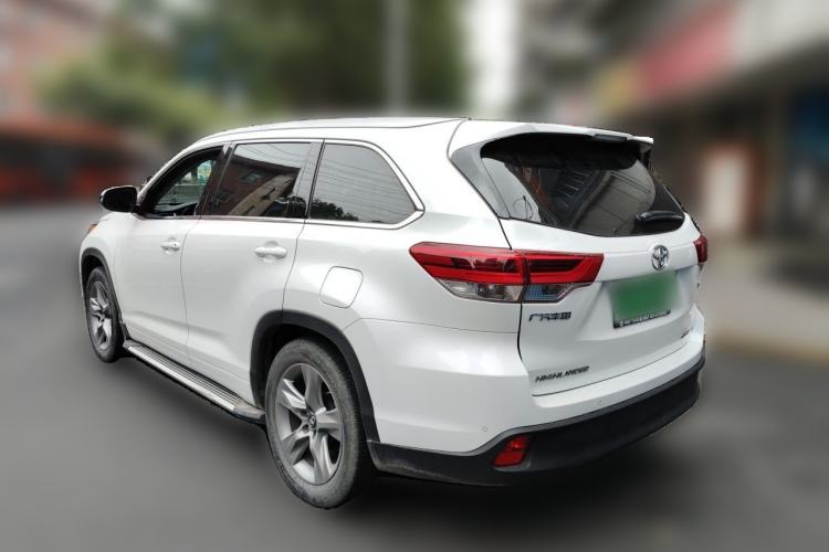 Used Toyota Highlander 2018 2.0T Four-Wheel Drive Luxury Version 7 Seats China VI Standard Rear Left 45 Deg