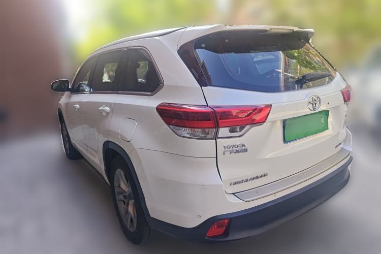 Used Toyota Highlander 2018 2.0T Four-Wheel Drive Prestige Version 7 Seats China V Emission Standard Rear Left 45 Deg