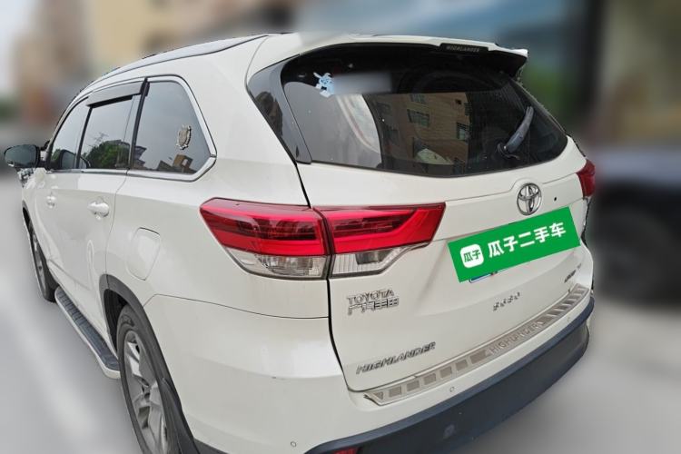 Used Toyota Highlander 2018 2.0T Four-Wheel Drive Prestige Version 7 Seats China V Emission Standard Rear Left 45 Deg