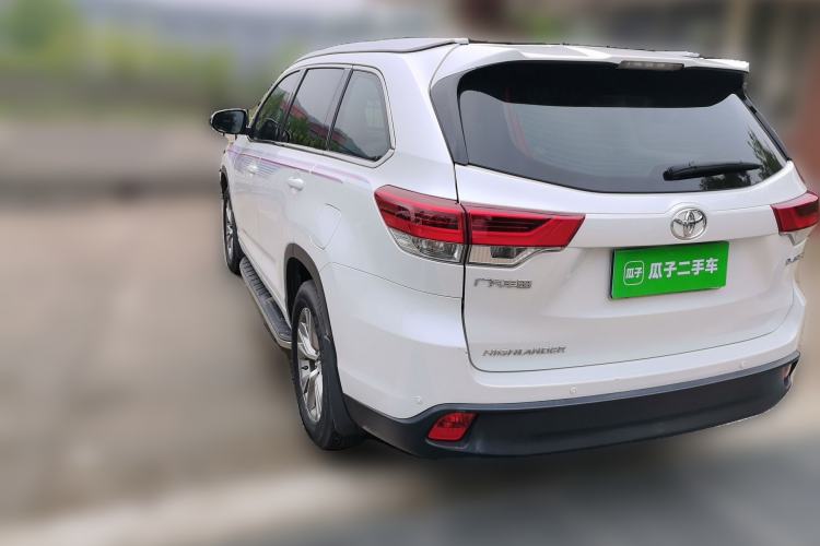 Used Toyota Highlander 2018 2.0T Two-Wheel Drive Elite Version 5 Seats China VI Standard Rear Left 45 Deg