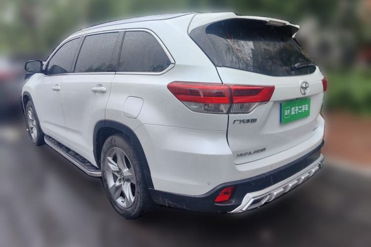 Used Toyota Highlander 2018 2.0T Four-Wheel Drive Luxury Version 7 Seats China VI Standard Rear Left 45 Deg
