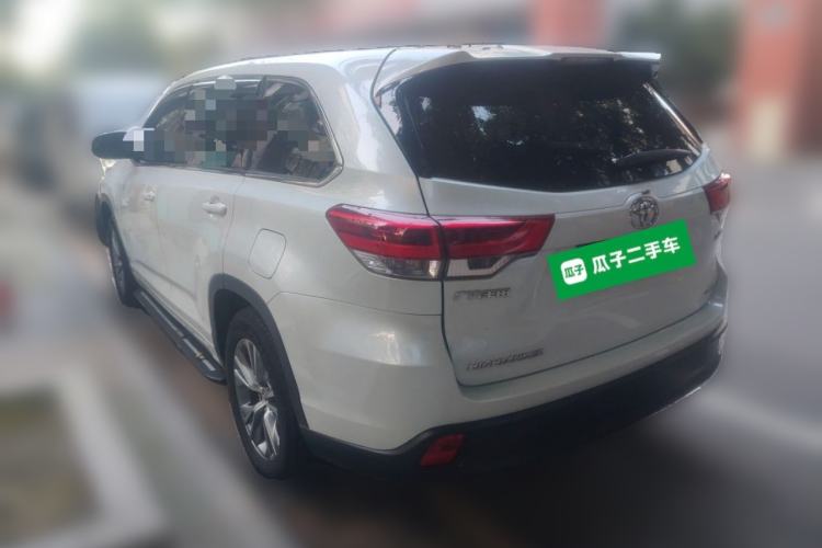 Used Toyota Highlander 2018 2.0T Four-Wheel Drive Elite Edition 7 Seats China VI Standard Rear Left 45 Deg