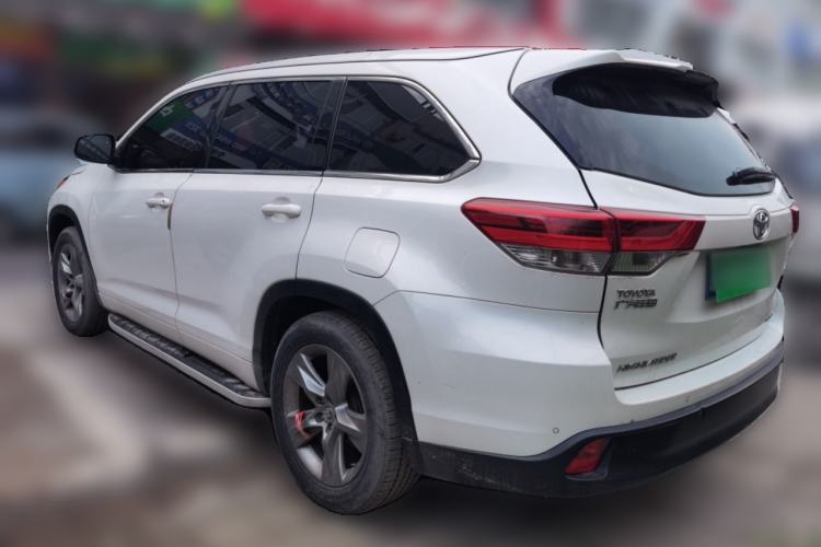 Used Toyota Highlander 2018 2.0T Four-Wheel Drive Luxury Edition 7 Seats China V Emission Standard Rear Left 45 Deg