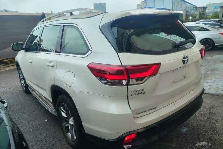Used Toyota Highlander 2018 2.0T Four-Wheel Drive Ultimate Edition 7-Seater Emission Standard China V Rear Left 45 Deg