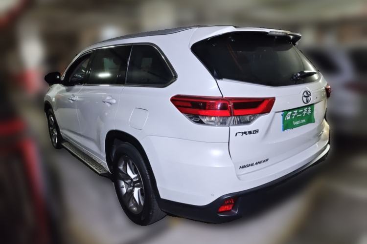 Used Toyota Highlander 2018 2.0T Four-Wheel Drive Prestige Version 7 Seats China VI Standard Rear Left 45 Deg