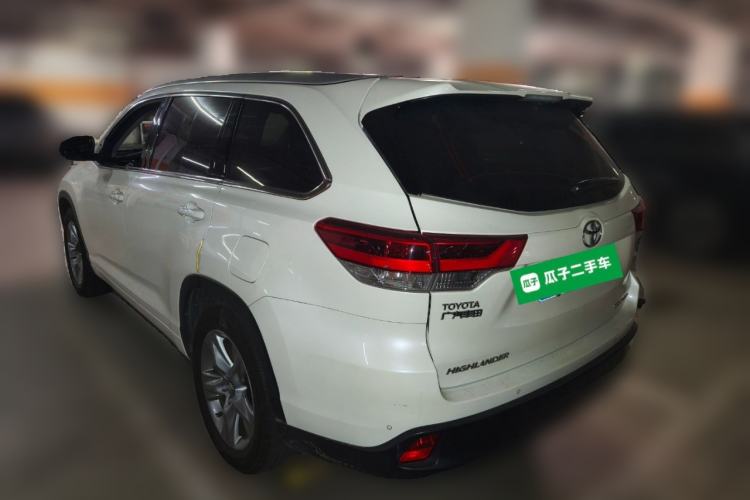 Used Toyota Highlander 2018 2.0T Four-Wheel Drive Luxury Edition 7 Seats China V Emission Standard Rear Left 45 Deg